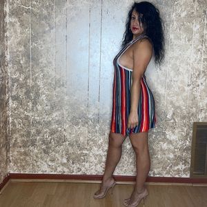 Free People Striped Mini